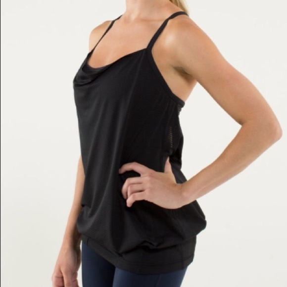 NWT Lululemon CYB Black Stripe Tank Top Sz 6 - Picture 5 of 5